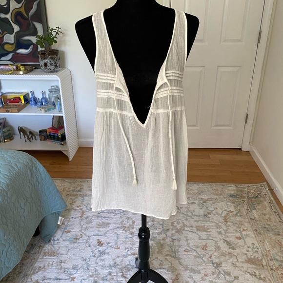 Denim & Supply Ralph Lauren Cream Sleeveless Top - Picture 11 of 12